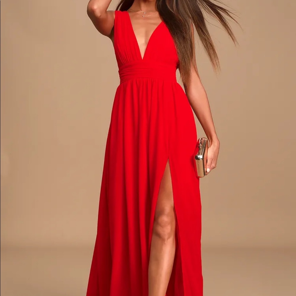 Lulus - Heavenly Hues Maxi Dress with slit